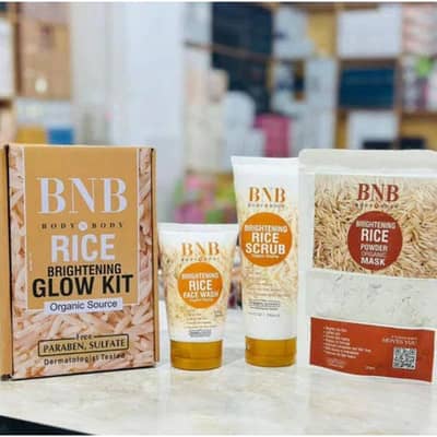 BnB Whitening rice glowing kit