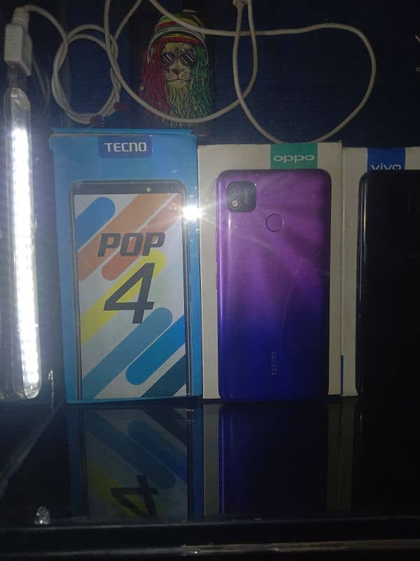 Tecno Pop 4 with box 0