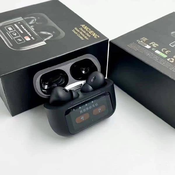 a9 pro airpods digital display mat black 0