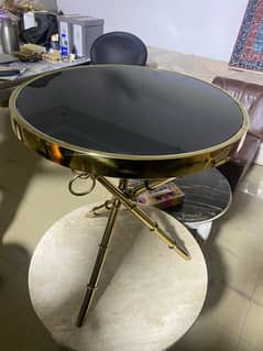 brand new, chrome plated coffee table for sale