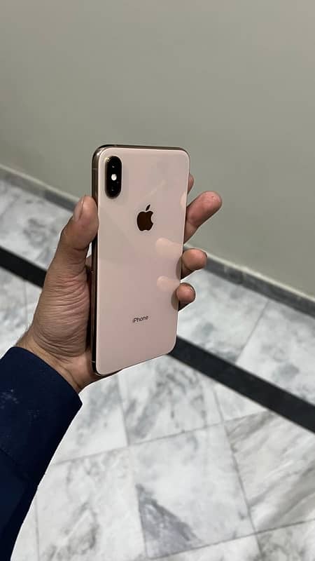 Apple iphone xs max 256gb gold  hk model dual sim pta approved 0