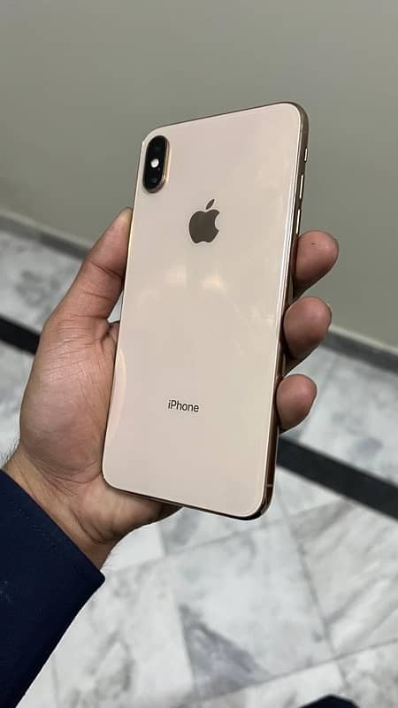 Apple iphone xs max 256gb gold  hk model dual sim pta approved 2