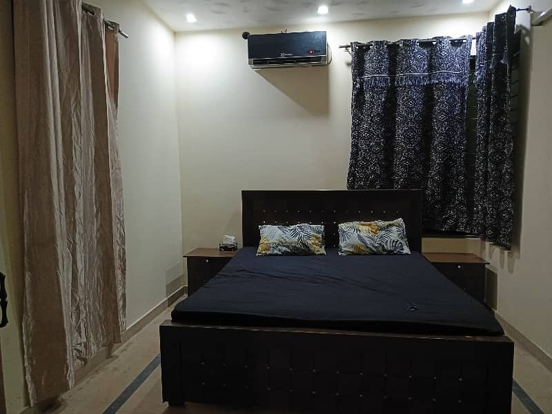 Corner And Separate Car Porch And Entrance 6 Marla Upper Portion Fully Furnished Brand New 1st Entry ALL Accessories installed Like Furniture And Electronics Gas Available 0