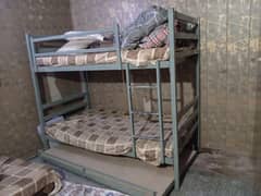 iron bunker bed for 3 kids