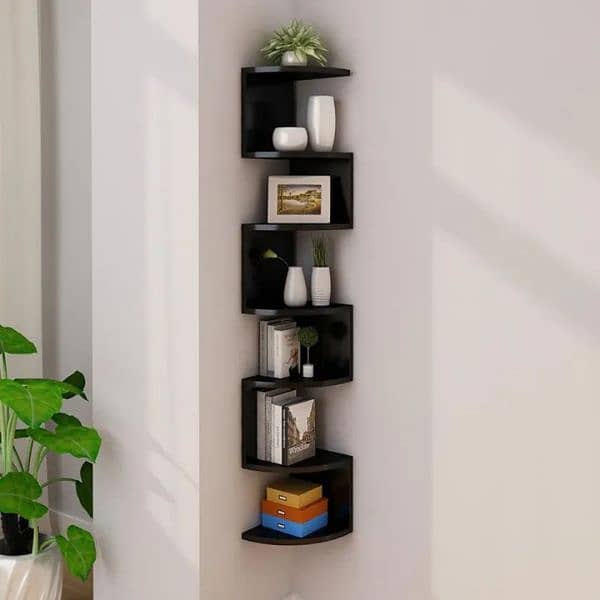 Book shelf | corner shelves | Corner storage | floating shelves 0