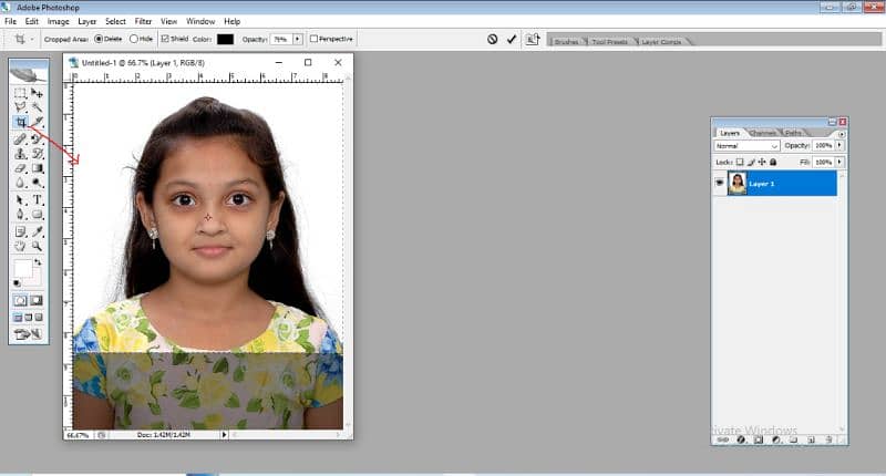 passport size photo making 2