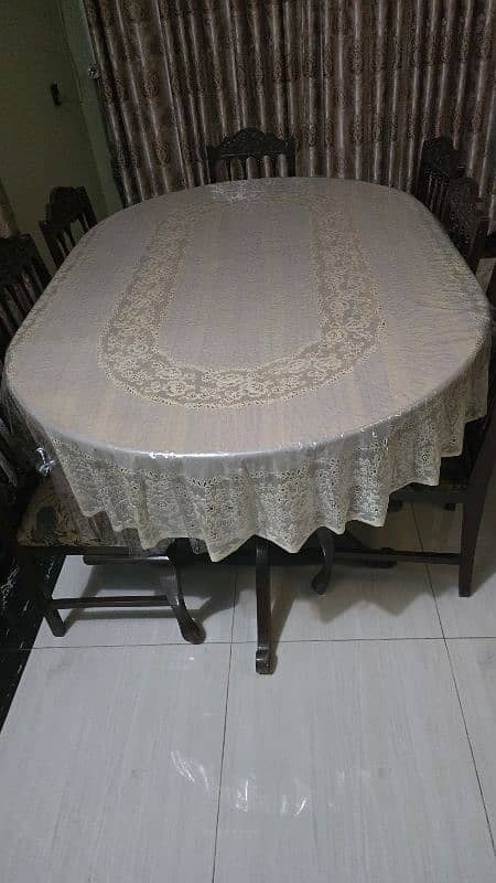 wooden dining table 1