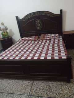 bed With Side Tables and dressing