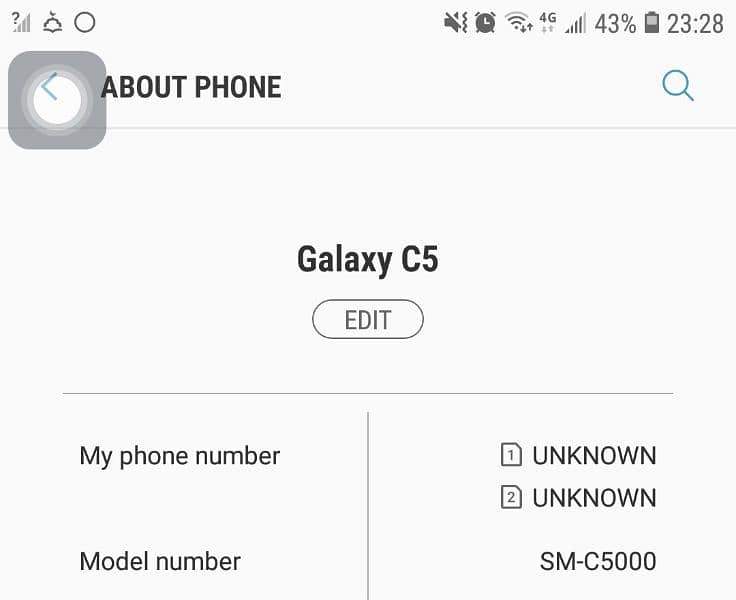 Samsung c5 4gb 32gb pta approved 2