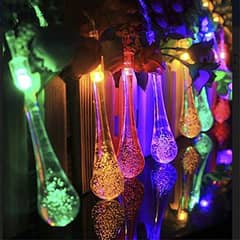 Colorful Solar Powered LED Light String LED, RGB Colors, 8 Light Modes