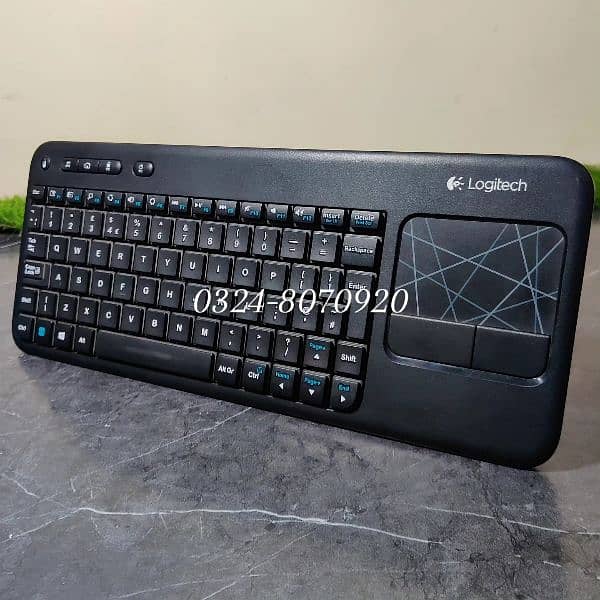 Logitech K400 Plus Touchpad Wireless Keyboard mini Trackpad in Lahore 2