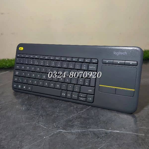 Logitech K400 Plus Touchpad Wireless Keyboard mini Trackpad in Lahore 3