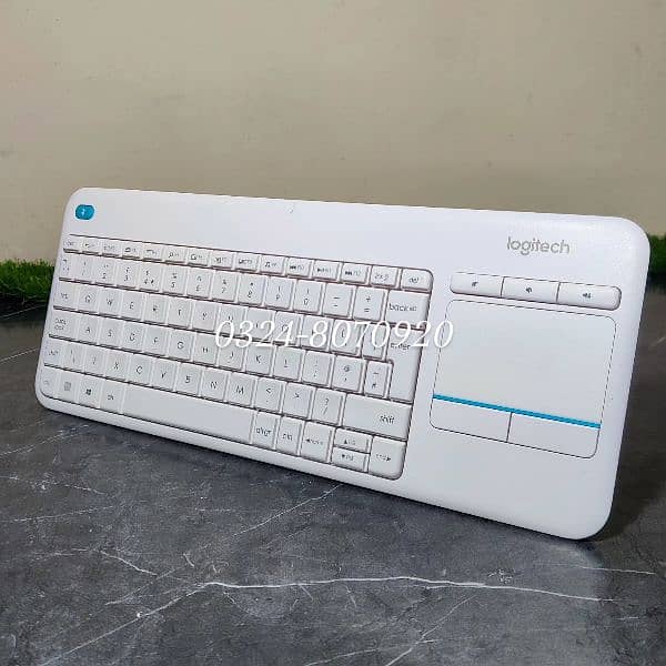 Logitech K400 Plus Touchpad Wireless Keyboard mini Trackpad in Lahore 4