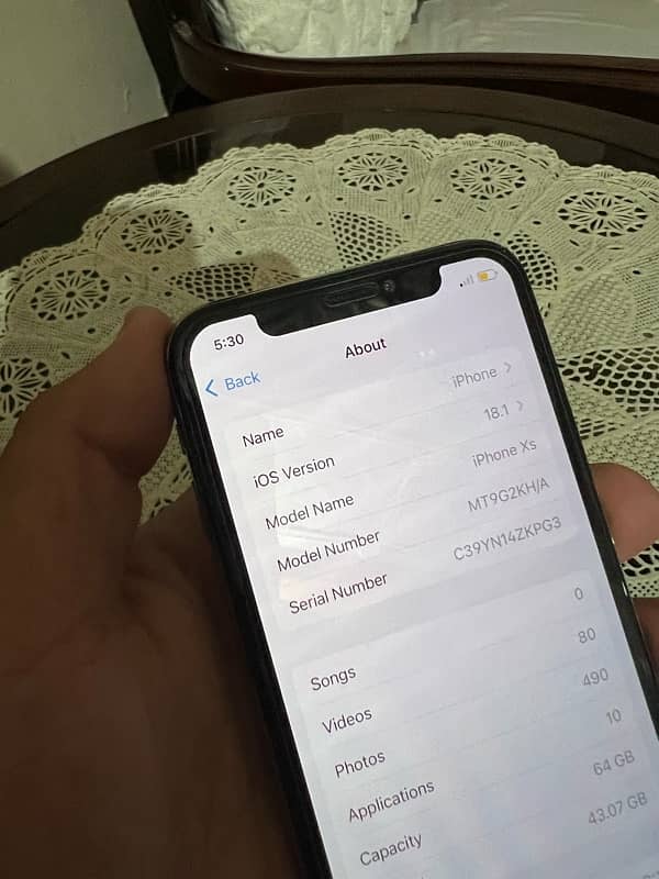 IPhone XS dual PTA All ok 8