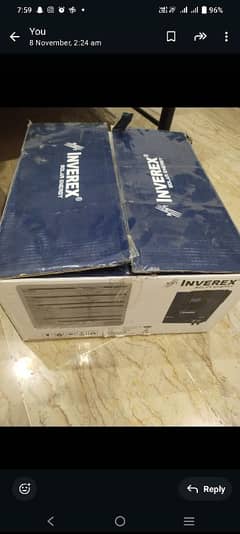 inverex inverter 2.5kw , 3000pv best for family used new condition