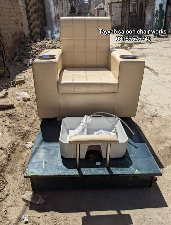 Saloon Chair/Parlour Chair/Shampoo Unit/Pedicure/Facial Bed/Trolley 12