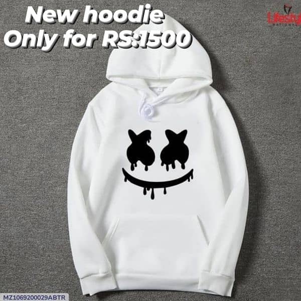 new hoodie in all size for RS:1500 5