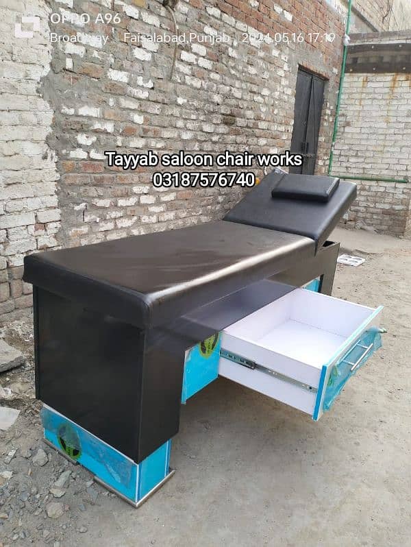 Saloon Chair/Parlour Chair/Shampoo Unit/Pedicure/Facial Bed/Trolley 13