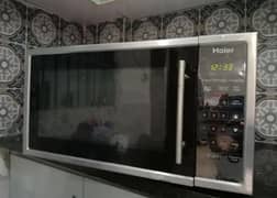 Haier microwave oven convention steel body