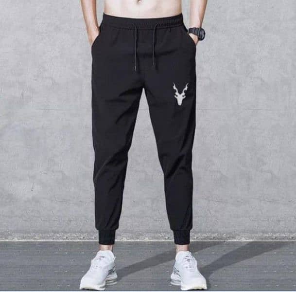 Mens t-shirt trouser black 2