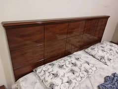 Bed set/ Wooden Bed set / Double bed with side tables / Dressing