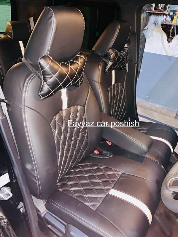 Car seats Poshish, Floor Mat, Top covers Home service also Aavailable 1