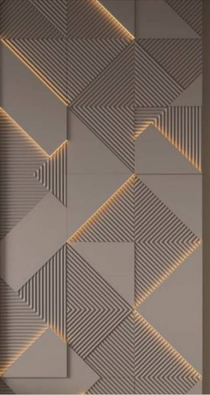 PvC Panels/ WPC Fluted panel / media wall /Hard panel/wallpaper 7