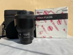 Sigma 85mm 1.4 Art Lens