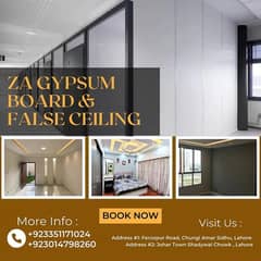 gypsum board partition/false ceiling working/glass partition/drywall