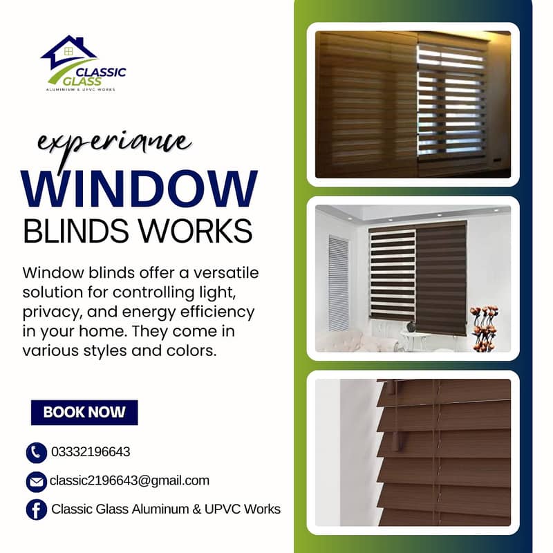 Window Blinds / Roman Blinds / Roller Blinds / Zebra Blin 0