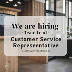 Team Lead- Customer Service Representative