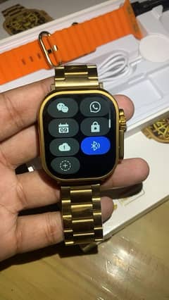 Smart Golden Watch | Smart Watch Big Display