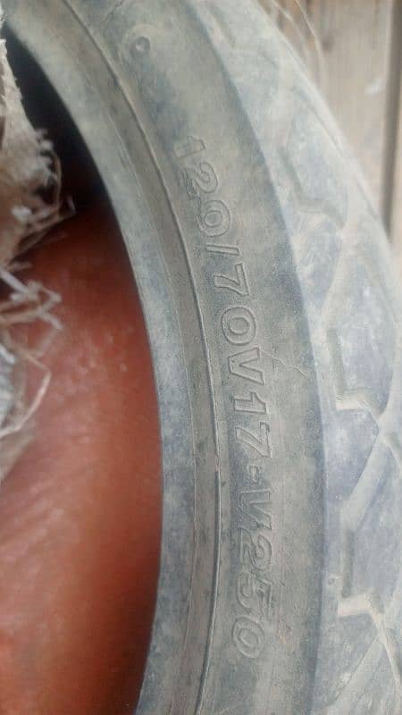 Tyres 120/70/17 100/80/18 3