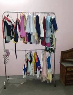 double Cloth Hanging Stand Rack cash on delivery