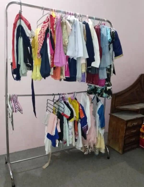 double Cloth Hanging Stand Rack cash on delivery 1