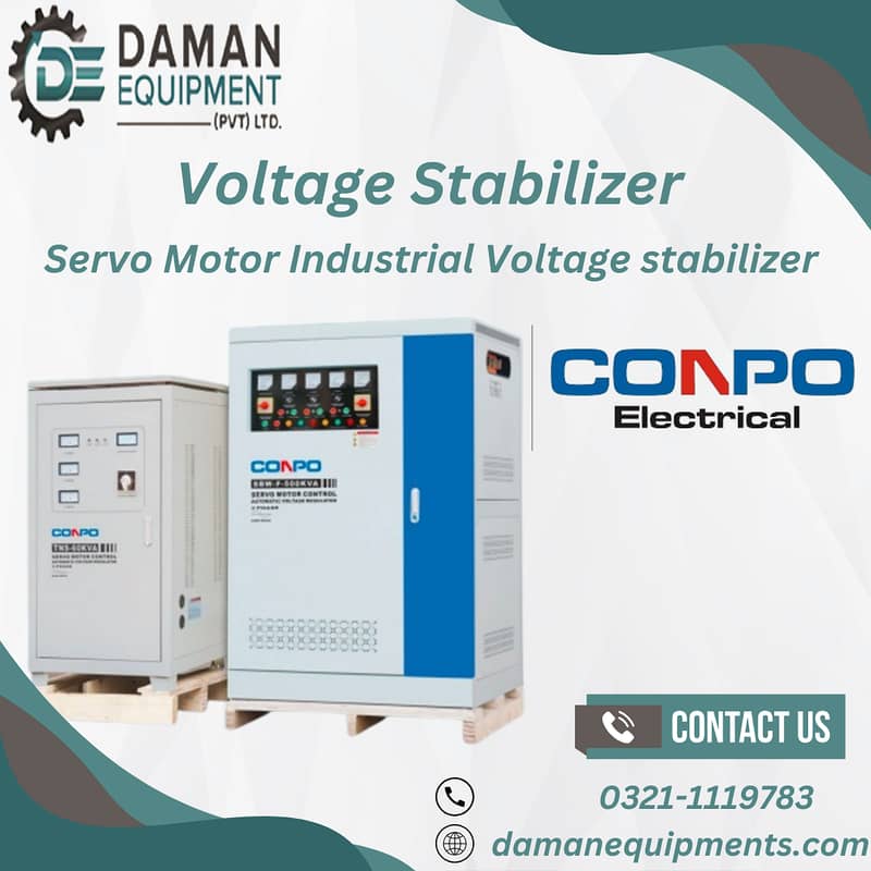 Brand Conpo Model TNS -15 single Phase 15kVA (Voltage Stabilizer) 0