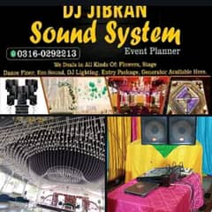 Sound System, DJ Lighitng , Dance Flool on rent