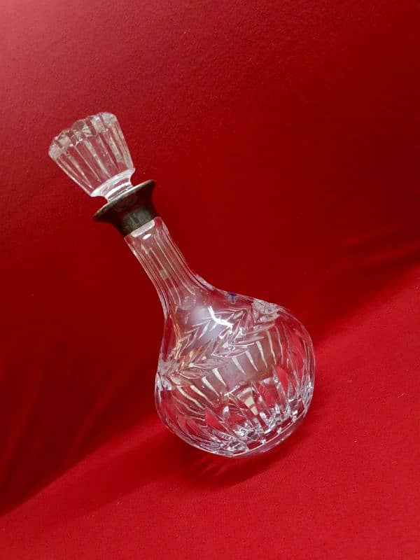 Vintage Crystal Bottle 925 4