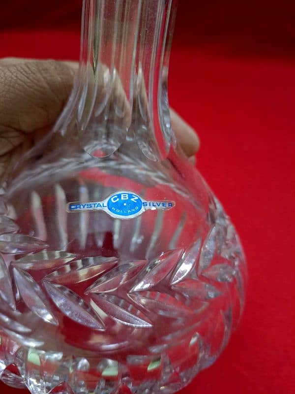 Vintage Crystal Bottle 925 6