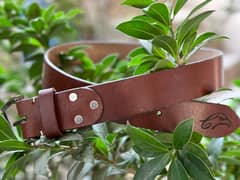 Leather Men Belt, pure Veg tan Leather