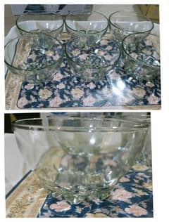 Glass bowls(6 pcs)