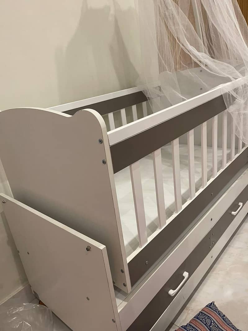 baby cot | baby bed | kids wardrobe | kids Almari | baby cot for sale 4