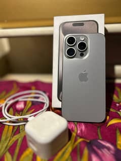 IPHONE 15 PRO 256 DUAL PHYSICAL OFFICIAL APPROVED WITH BOX