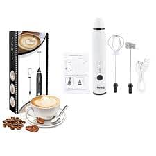 Electric Coffee Mixer Rechargeable  Frother 3Speed Adjustable Blender 1