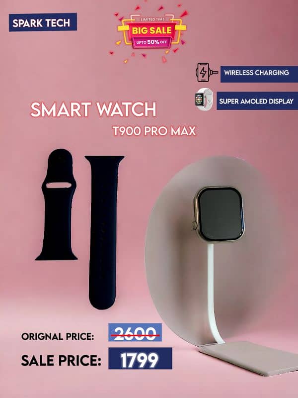 smart watch t900 pro max 0