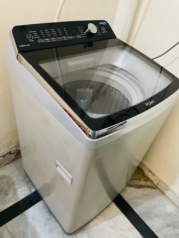 Haier top load 9kg fully automatic machine all ok 0