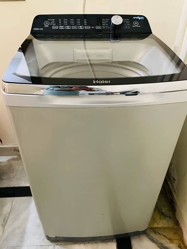 Haier top load 9kg fully automatic machine all ok 2