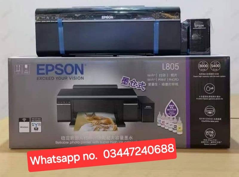 Original Epson L805 Printer with 674 ink (without Warranty] 0