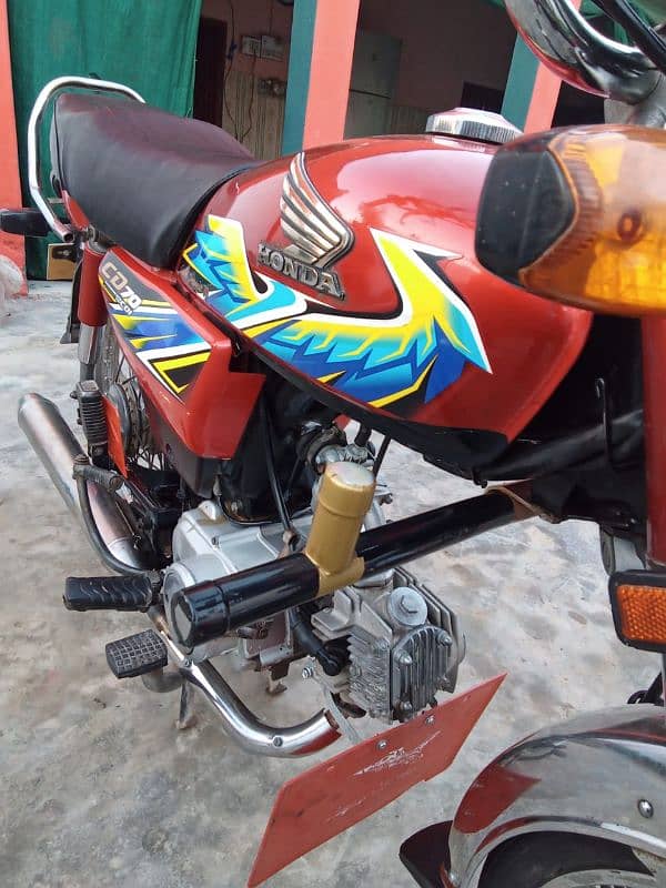 HONDA 70CC, BEST CONDITION, 20/21, All Punjab number,, Documents ok, 0