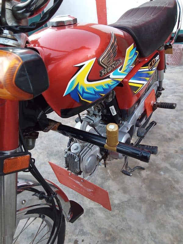 HONDA 70CC, BEST CONDITION, 20/21, All Punjab number,, Documents ok, 1